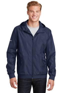 Sport-Tek ® Embossed Hooded Wind Jacket. JST53 Sport-Tek ® Embossed Hooded Wind Jacket. JST53