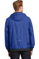 Sport-Tek ®  Embossed Hooded Wind Jacket. JST53