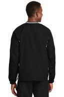Sport-Tek ®  Tipped V-Neck Raglan Wind Shirt. JST62