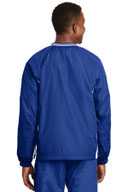 Sport-Tek ®  Tipped V-Neck Raglan Wind Shirt. JST62