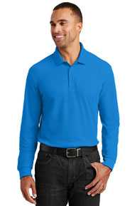 Port Authority Polo - Men's Long Sleeve Core Classic Pique Polo K100LS