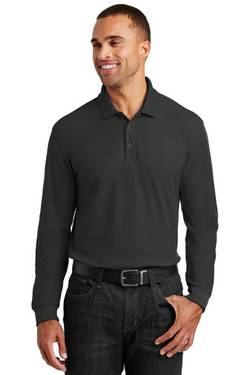 Port Authority Polo - Men's Long Sleeve Core Classic Pique Polo K100LS Port Authority Polo - Men's Long Sleeve Core Classic Pique Polo K100LS