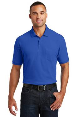 Port Authority Core Classic Pique Pocket Polo. K100P Port Authority Core Classic Pique Pocket Polo. K100P