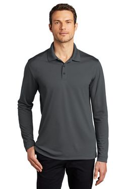 Port Authority Dry Zone UV Micro-Mesh Long Sleeve Polo K110LS Port Authority Dry Zone UV Micro-Mesh Long Sleeve Polo K110LS