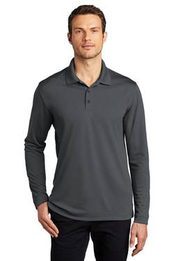 Port Authority Dry Zone UV Micro-Mesh Long Sleeve Polo K110LS Port Authority Dry Zone UV Micro-Mesh Long Sleeve Polo K110LS