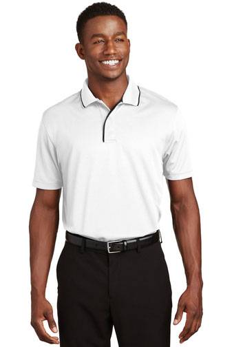 Sport-Tek ®  Dri-Mesh ®  Polo with Tipped Collar and Piping.  K467