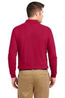 Port Authority Silk Touch™ Long Sleeve Polo.  K500LS