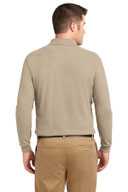 Port Authority Silk Touch™ Long Sleeve Polo.  K500LS