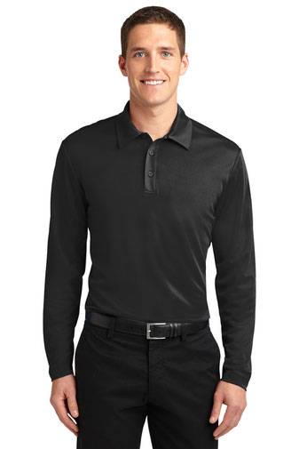 Port Authority Polo - Men's Silk Touch™ Performance Long Sleeve Polo K540LS
