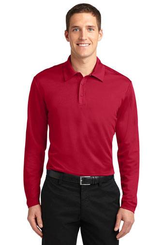 Port Authority Polo - Men's Silk Touch™ Performance Long Sleeve Polo K540LS