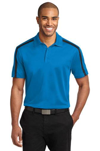 Port Authority Silk Touch™ Performance Colorblock Stripe Polo. K547