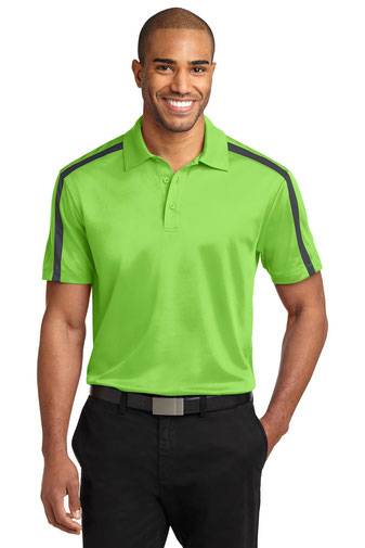 Port Authority Silk Touch™ Performance Colorblock Stripe Polo. K547