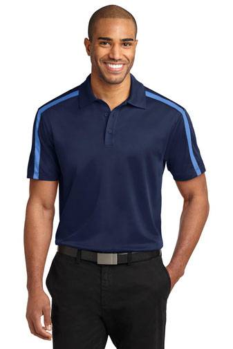 Port Authority Silk Touch™ Performance Colorblock Stripe Polo. K547