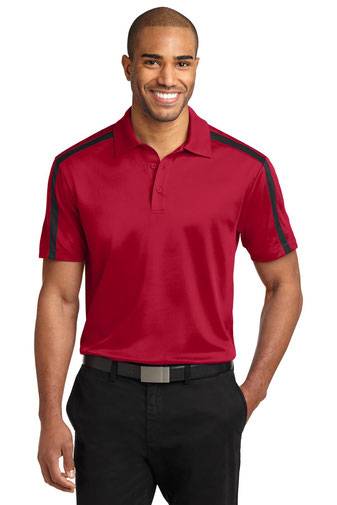 Port Authority Silk Touch™ Performance Colorblock Stripe Polo. K547