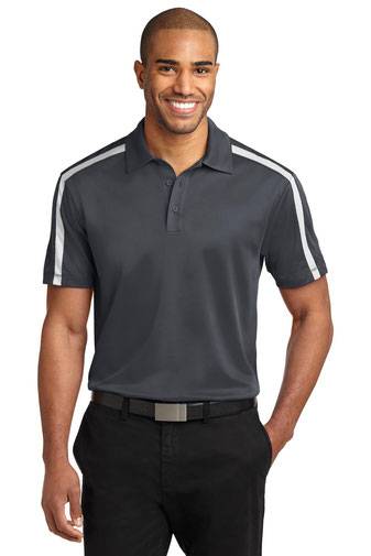 Port Authority Silk Touch™ Performance Colorblock Stripe Polo. K547