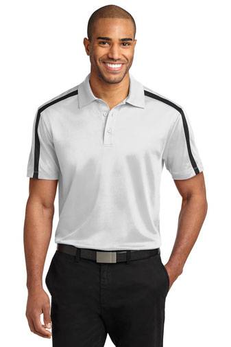 Port Authority Silk Touch™ Performance Colorblock Stripe Polo. K547