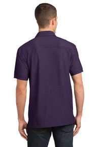 DISCONTINUED Port Authority Oxford Pique Double Pocket Polo. K557
