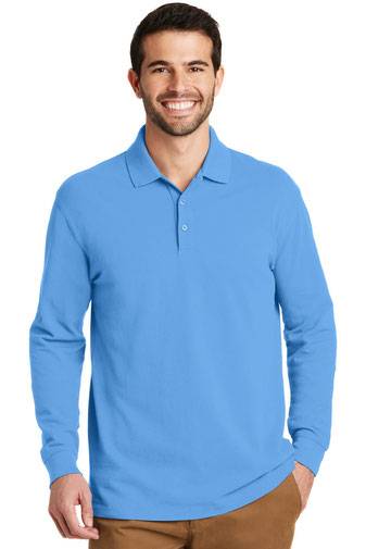Port Authority Polo - Men's  EZCotton™ Long Sleeve Polo K8000LS