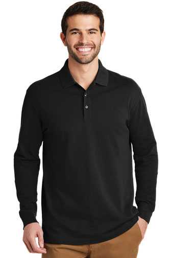Port Authority Polo - Men's  EZCotton™ Long Sleeve Polo K8000LS