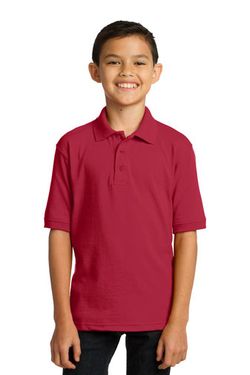 Port & Company ® Youth Core Blend Jersey Knit Polo. KP55Y Port & Company ® Youth Core Blend Jersey Knit Polo. KP55Y