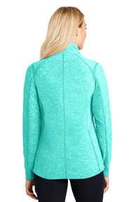 Port Authority Ladies Heather Microfleece Full-Zip Jacket. L235