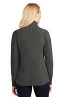 Port Authority Ladies Heather Microfleece Full-Zip Jacket. L235