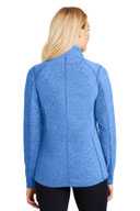 Port Authority Ladies Heather Microfleece Full-Zip Jacket. L235
