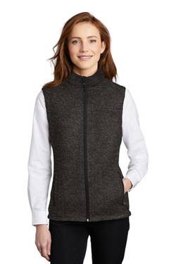 Port Authority Ladies Sweater Fleece Vest L236 Port Authority Ladies Sweater Fleece Vest L236