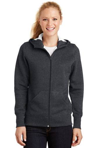  DISCONTINUED  Sport-Tek ®  Ladies Full-Zip Hooded Fleece Jacket. L265
