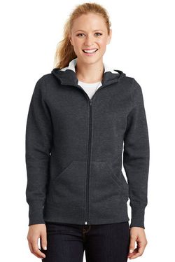 DISCONTINUED Sport-Tek ® Ladies Full-Zip Hooded Fleece Jacket. L265 DISCONTINUED Sport-Tek ® Ladies Full-Zip Hooded Fleece Jacket. L265