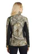 DISCONTINUED  Port Authority Ladies Camouflage Colorblock Soft Shell. L318C