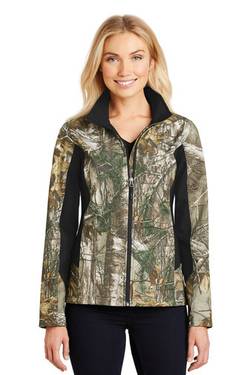 DISCONTINUED Port Authority Ladies Camouflage Colorblock Soft Shell. L318C DISCONTINUED Port Authority Ladies Camouflage Colorblock Soft Shell. L318C