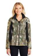 DISCONTINUED  Port Authority Ladies Camouflage Colorblock Soft Shell. L318C