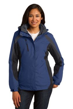 Port Authority Ladies Colorblock 3-in-1 Jacket. L321 Port Authority Ladies Colorblock 3-in-1 Jacket. L321