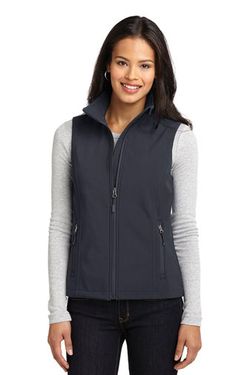 Port Authority Ladies Core Soft Shell Vest. L325 Port Authority Ladies Core Soft Shell Vest. L325