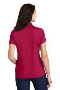 DISCONTINUED  Port Authority Ladies Poly-Charcoal Blend Pique Polo. L497
