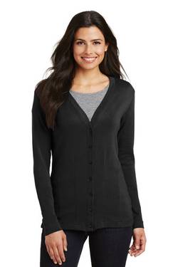 Port Authority Ladies Modern Stretch Cotton Cardigan. L515 Port Authority Ladies Modern Stretch Cotton Cardigan. L515