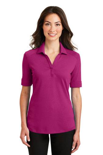 Port Authority Ladies Silk Touch ™  Interlock Performance Polo. L5200