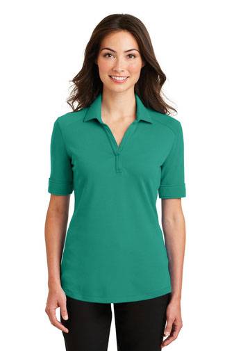Port Authority Ladies Silk Touch ™  Interlock Performance Polo. L5200