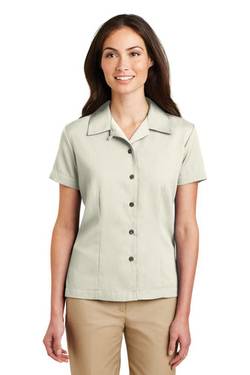 Port Authority Ladies Easy Care Camp Shirt. L535 Port Authority Ladies Easy Care Camp Shirt. L535