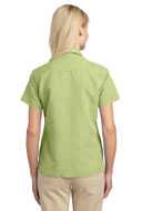 DISCONTINUED  Port Authority Ladies Patterned Easy Care Camp Shirt. L536