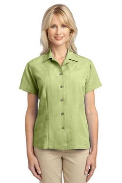 DISCONTINUED Port Authority Ladies Patterned Easy Care Camp Shirt. L536 DISCONTINUED Port Authority Ladies Patterned Easy Care Camp Shirt. L536