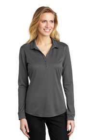 Port Authority  Ladies Silk Touch  ™ Performance Long Sleeve Polo. L540LS