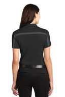Port Authority Ladies Silk Touch™ Performance Colorblock Stripe Polo. L547