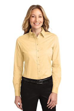 Port Authority Ladies Long Sleeve Easy Care Shirt. L608 Port Authority Ladies Long Sleeve Easy Care Shirt. L608