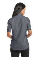 Port Authority Ladies Short Sleeve SuperPro ™  Oxford Shirt. L659