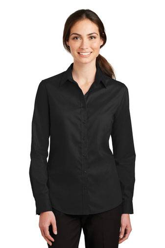 Port Authority Ladies SuperPro ™  Twill Shirt. L663