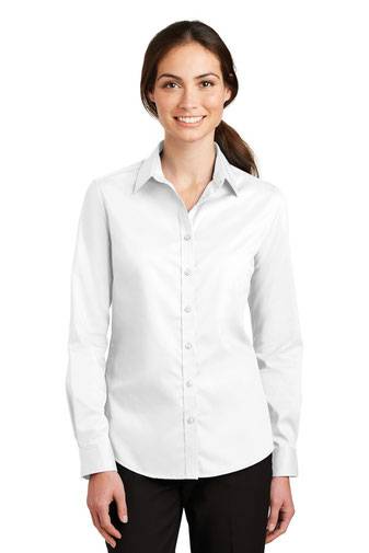 Port Authority Ladies SuperPro ™  Twill Shirt. L663