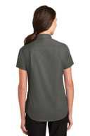 Port Authority Ladies Short Sleeve SuperPro ™  Twill Shirt. L664