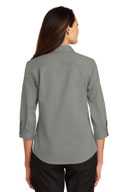 Port Authority Ladies 3/4-Sleeve SuperPro ™  Twill Shirt. L665
